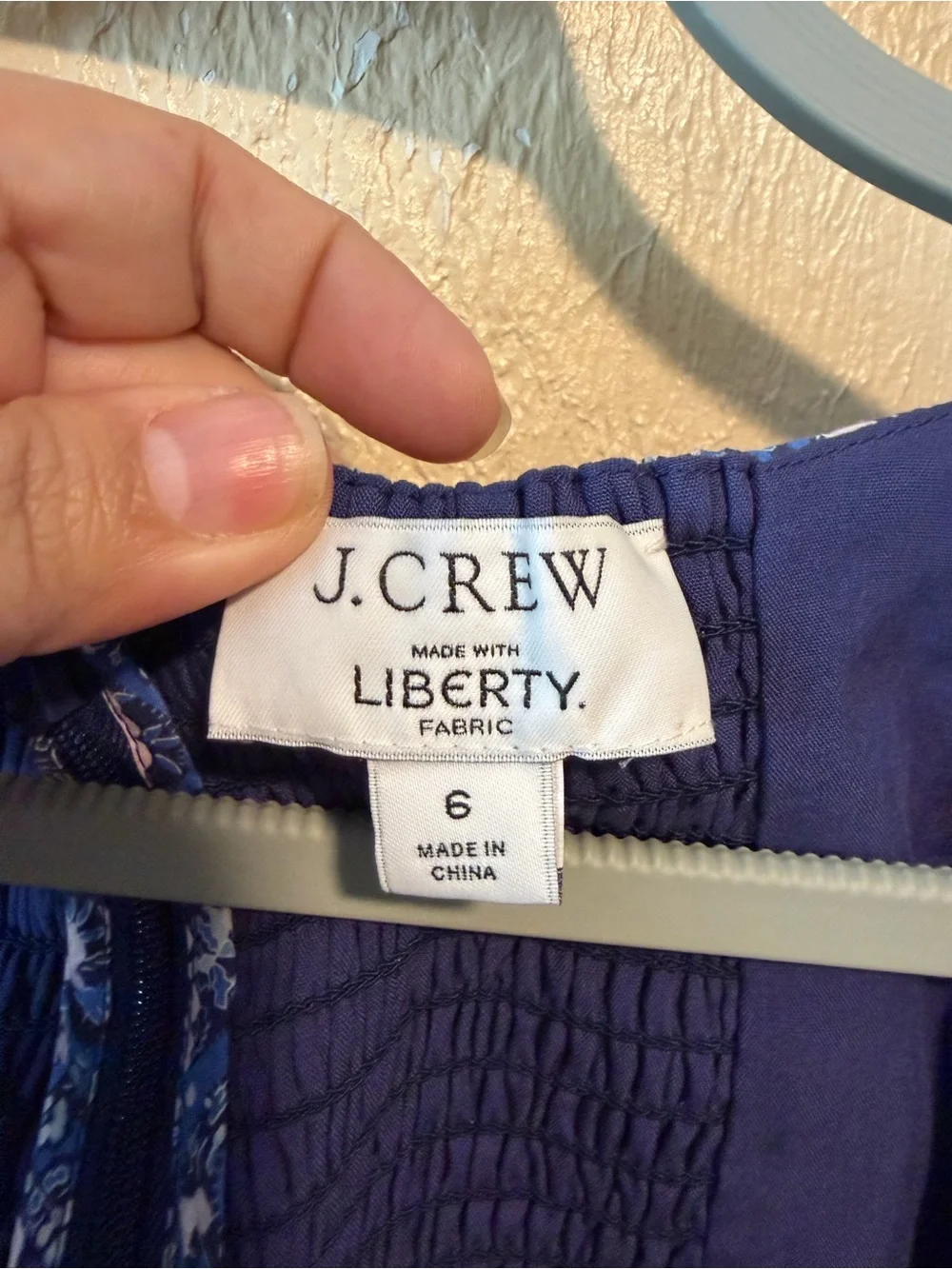 J.‎ Crew Liberty Fabric Mini Dress Size 6 Floral Paisley 100% cotton